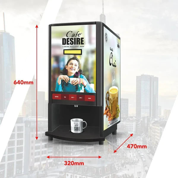 Quadra Option Vending Machine - Multi Inlet